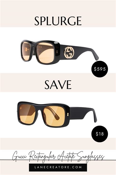 gucci sunglass dupe|gucci inspired sunglasses.